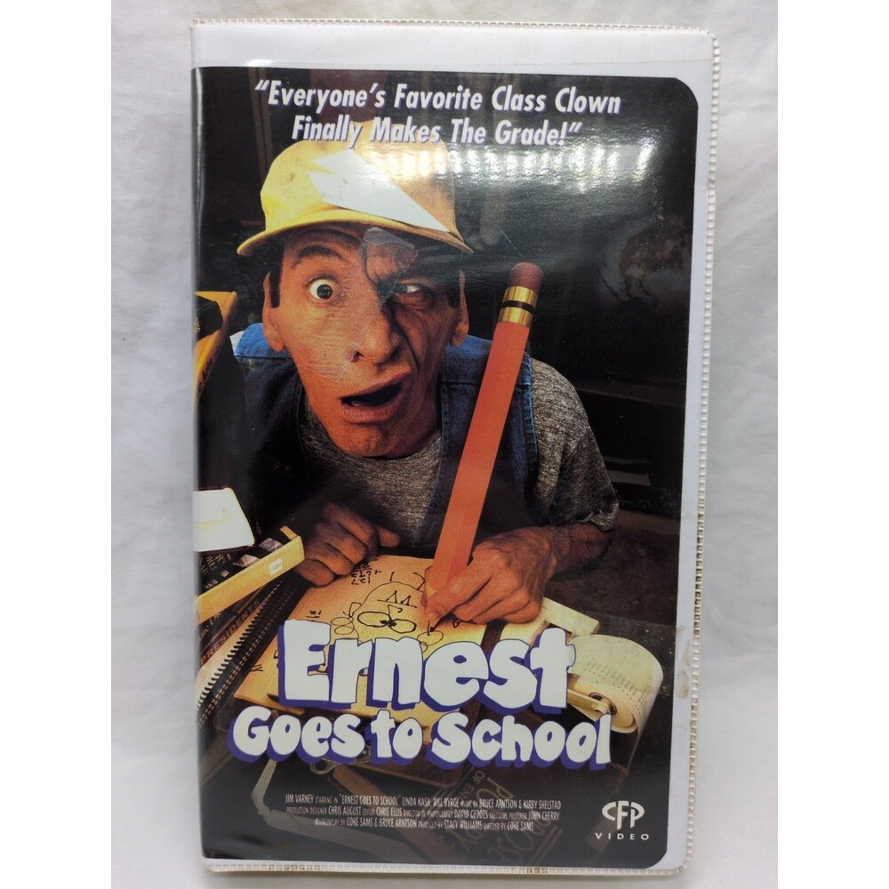 Ernest Goes To School Clamshell VHS Tape